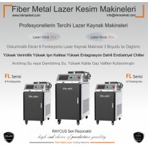 RUİJİE Fiber Metal Kaynak ve Kesim Lazer Makineleri